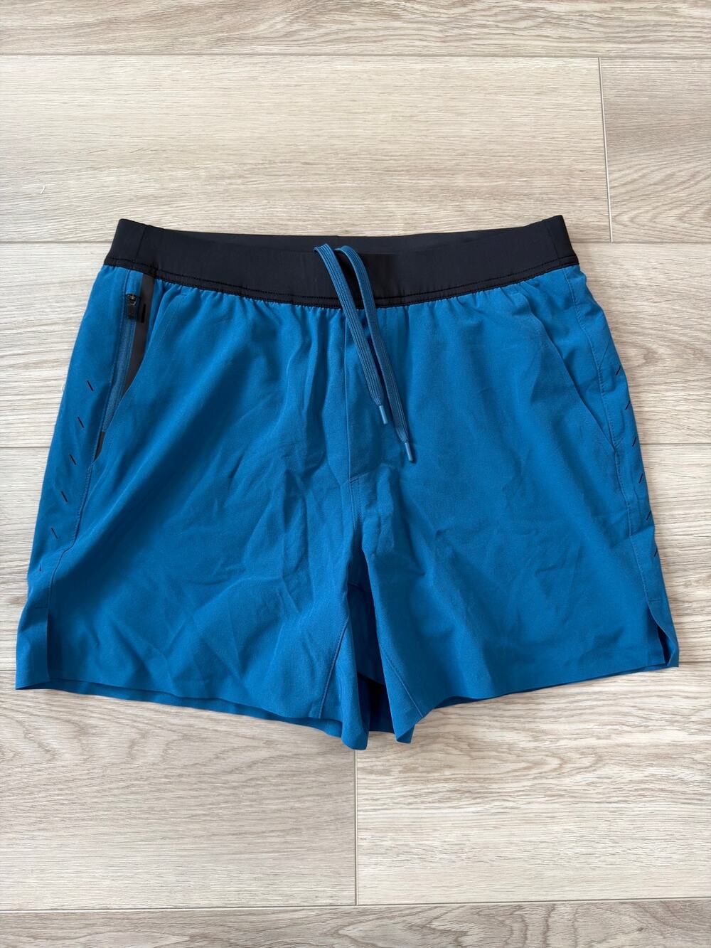 Ten Thousand Active Teal Tactical 5" Interval Nylon Running Training Shorts M